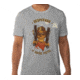 American Gun Craft Desperado Gray T-Shirt with Multi Color Print, 3XL, gpf-12302