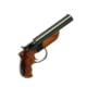 American Gun Craft Diablo Break Open Shotgun Pistol, 12 Gauge, 6 inch Barrel with Rosewood Grips, gpf-1537