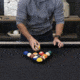 American Legend 90in Kirkwood Billiard Table, Woodgrain, AL3010W