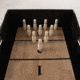 American Legend 9ft Brookdale Light Up Shuffleboard w/ Bowling, Woodgrain, AL5002W