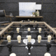 American Legend Brookdale 55in Foosball Table, Woodgrain, AL2015W