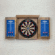American Legend Charleston Bristle Dartboard Cabinet Set, Wood grain, D4401W