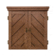 American Legend Charleston Bristle Dartboard Cabinet Set, Wood grain, D4401W