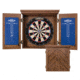 American Legend Charleston Bristle Dartboard Cabinet Set, Wood grain, D4401W
