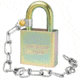 American Lock A5200GL Government Padlock w/ 9" chain 903321