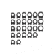 American Rifle Company M-Brace 30mm Riflescope Rings, 32mm Height, Black, MB-R-30-32