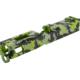 American Tactical Arms OPMOD ATA19 Badger Slide W/ Optic Cut, Glock 19, Gen 3, Green Digital, SLD-ATA19-BDR-DIGI-GRN-RMR