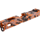 American Tactical Arms OPMOD ATA19 Badger Slide W/ Optic Cut, Glock 19, Gen 3, Orange Digital, SLD-ATA19-BDR-DIGI-ORNG-RMR