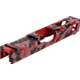 American Tactical Arms OPMOD ATA19 Badger Slide W/ Optic Cut, Glock 19, Gen 3, Red Digital, SLD-ATA19-BDR-DIGI-RED-RMR