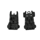 American Tactical Imports Top Mounted Deployable Front and Rear Sight, Black, ATISIGHTSETP