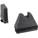 AmeriGlo 8XL Tall Black serrated .480in FRONT, Flat Black .578in REAR, Fits all Glock except 42,43, 44, 48, GL-528
