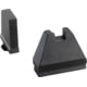 AmeriGlo 8XL Tall Black serrated .480in FRONT, Flat Black .578in REAR, Fits all Glock except 42,43, 44, 48, GL-528