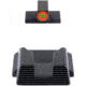 AmeriGlo Protector Tritium Square-Notch Pistol Night Sight Set, Smith &amp; Wesson Bodyguard 2.0, Orange Front Sight Outline, Black, SWBG-436
