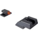AmeriGlo Protector Tritium Square-Notch Pistol Night Sight Set, Smith &amp; Wesson Bodyguard 2.0, Orange Front Sight Outline, Black, SWBG-436