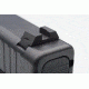 Ameriglo Black Rear Sight Flat Notch Classic .256 Height .150 Width For Glock 42/43