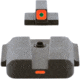 AmeriGlo CAP Sight Set for SmithWesson M&amp;P w/Front Green Tritium Orange Square Outline/ Rear Orange Line Non Trit, SW-616