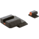 AmeriGlo CAP Sight Set for SmithWesson M&amp;P w/Front Green Tritium Orange Square Outline/ Rear Orange Line Non Trit, SW-616