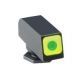 Ameriglo CAP Tritium Sight Set Glock 43 Green Front With Lumi-Lime Square Outline Green Lumi-Lime Rear Horizontal Line GL-605