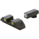 AmeriGlo Classic 3 Dot Night Sight Set, Glock 17/19/19x/26/34 Gen 5, Yellow Front, GL-5115