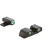 AmeriGlo Classic 3 Dot Tritium Night Sight Set for Springfield Hellcat w/Front Green Tritium/ Rear Green Tritium, White Outlines, SA-113