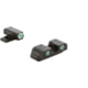 AmeriGlo Classic 3 Dot Tritium Night Sight Set for Springfield Hellcat w/Front Green Tritium/ Rear Green Tritium, White Outlines, SA-113