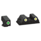 Ameriglo Classic Style Tritium Night Sights For Fits Glock 42 Green Front Yellow Rear