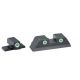 Ameriglo Classic Tritium 3-Dot Night Sights For Bersa BP9/40/380 Green Front Green Rear BS-113