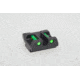 AmeriGlo Fiber Optic Rear Sight FNX9,40 FN45 Rear Sight, Green Fiber Optic, .300in. Height FN-300-GFR
