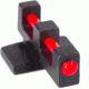 Ameriglo Fiberrod Sights Red Fiber Optic Front Only Fnp 9mm 288 Height Fn 288 Rf