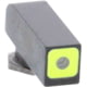 AmeriGlo Glock Pro-Glo Tritium Front Pistol Sights, Front Only-Green Tritium Lamp, LumiGreen Square Outline FRONT .180" H .140" W, GL-212-180-GR-Q