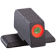 AmeriGlo Front Only-Green Tritium Orange Outline FRONT .280&quot; H .140&quot; W, SG-212-280-OR