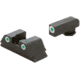 AmeriGlo Classic Tritium Sight Set for Glock, Model 42/43/43X/48, Tritium Green, Black, GL430