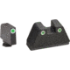 AmeriGlo Glock 2XL Tritium Night Sight Suppressor/Optic Height Set,  Green Green Tritium w/ White Outline, Fits all Glock except 42,43, 2XL, GL-330