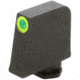 AmeriGlo Glock Pro-Glo Tritium Front Pistol Sights, Front Only - Green Tritium LumiGreen Outline Front .407in H .125in W, GL-212-407-G