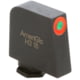 AmeriGlo Glock Pro-Glo Tritium Front Pistol Sights, Front Only - Green Tritium Orange Outline Front .407in H .125in W, GL-212-407-O