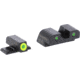 AmeriGlo Green Tritium LumiGreen Outline FRONT, Green Tritium Black Outline REAR , SG-546