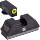 AmeriGlo i-Dot Night Sight Set for Walther PDP w/Green Tritium LumiGreen Outline Front/ i-Dot Rear, WA-301