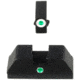 AmeriGlo i-Dot Night Sight Set for Walther PDP w/Green Tritium White Outline Front/ i-Dot Rear, WA-101
