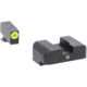 AmeriGlo I-Dot Night Sight Set, Glock 17/19/19x/26 Gen 5, Green Tritium LimeGreen Lumi Outline, GL-5301