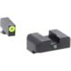 AmeriGlo I-Dot Night Sight Set, Glock 17/19/19x/26 Gen 5, Green Tritium LimeGreen Lumi Outline, GL-5301
