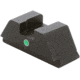 AmeriGlo i-Dot Tritium Rear Sights Classic Style for Glock 42/43/43X, Rear Only-Green Tritium Lamp Single i-Dot fits MOS slide, GL-105R