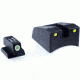 Ameriglo Mossberg 3 Dot Tritium Night Sight Set - Green Front / Green Rear MB-590