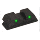 Ameriglo Night Sights - Operator Style - Green REAR Only w/ Black Outlines, Fits Glocks 17,19,22,23,24,26,27,33,34,35,37,38,39 GL-146R