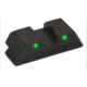 Ameriglo Night Sights - Operator Style - Green REAR Only w/ Black Outlines, Fits Glocks 20,21,29,30,31,32,36 GL-148R