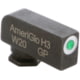 Ameriglo Night Sight, FRONT Only - Green w/ White Outline - For Glocks, .200 Height GL-112-200