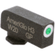 Ameriglo Night Sight, FRONT Only - Green w/ White Outline - For Glocks, .220 Height GL-112-220