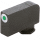 Ameriglo Night Sight, FRONT Only - Green w/ White Outline - For Glocks, .280 Height GL-112-280