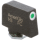 Ameriglo Night Sight, FRONT Only - Green w/ White Outline - For Glocks, .300 Height GL-112-300