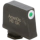 Ameriglo Night Sight, FRONT Only - Green w/ White Outline - For Glocks, .350 Height GL-112-350