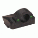 Ameriglo Night Sights - Ghost Ring Style - Green REAR Only - Fits All Fits Glocks GL-125R